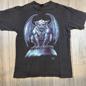 The 90s Fashion Victim Gargoyle Black Blue T-shirt Large - Etsy