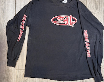 ヴィンテージ 90年代 311 スリーイレブン Tシャツ ブルー XL ポップ