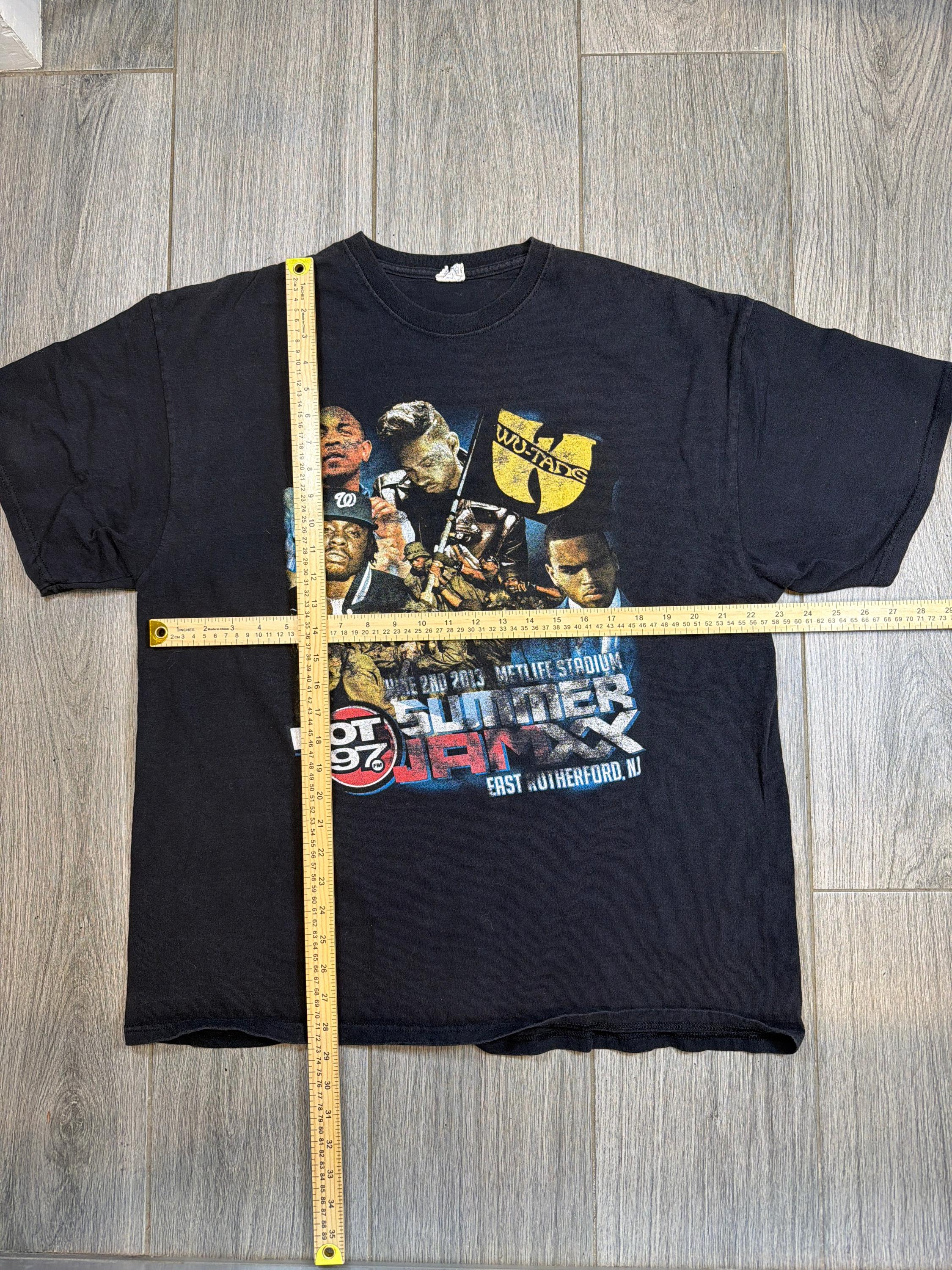 The 2013 Hot 97 Summer Jam Tour Wu Tang Kendrick Lamar T-shirt Xxl