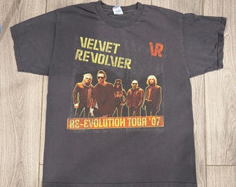 Velvet Revolver Vintage Y2K Large Black T-shirt R & F R Naked Lady