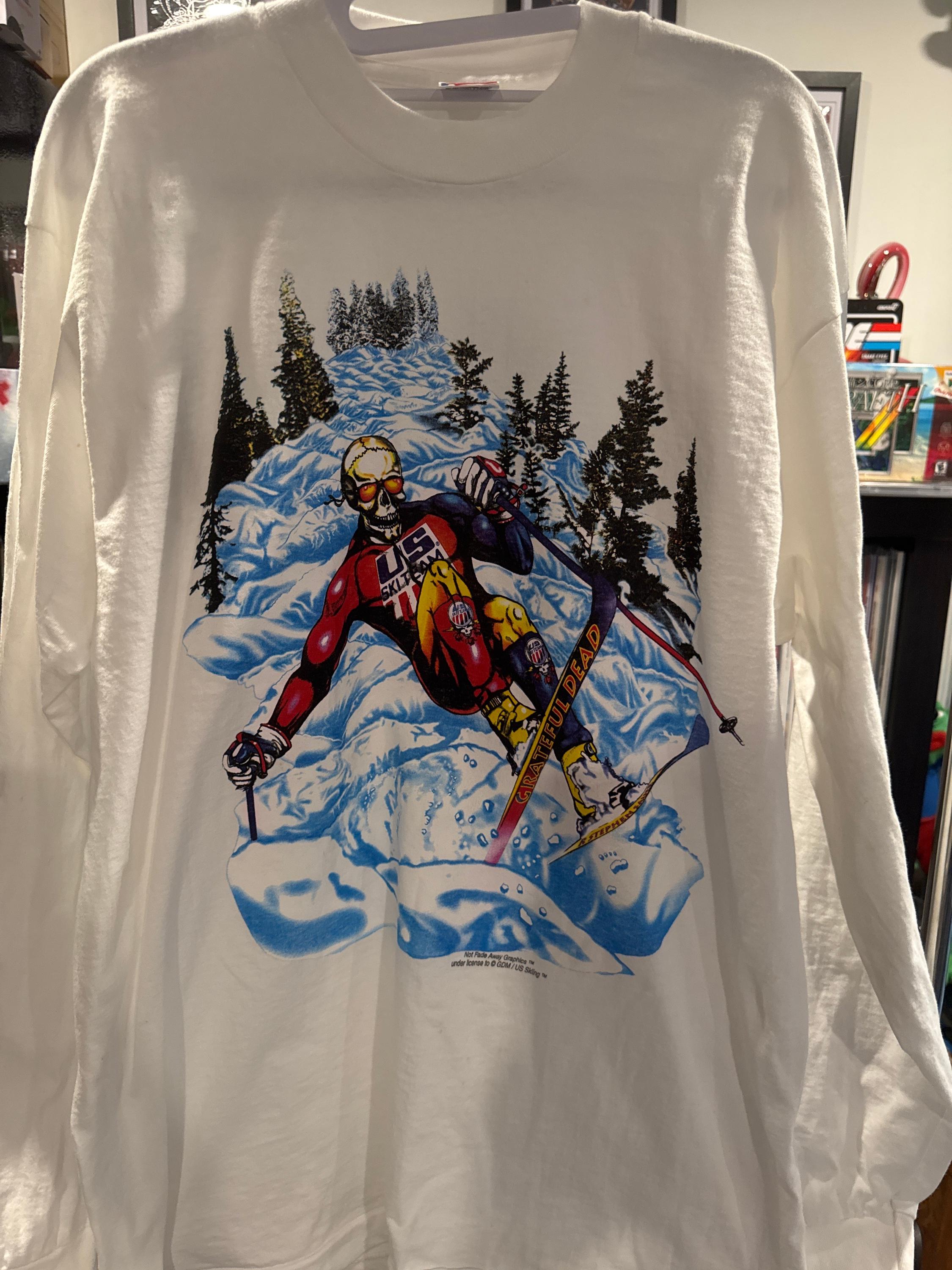 The 90S Grateful Dead Us Ski Team XL Long Sleeve - Etsy