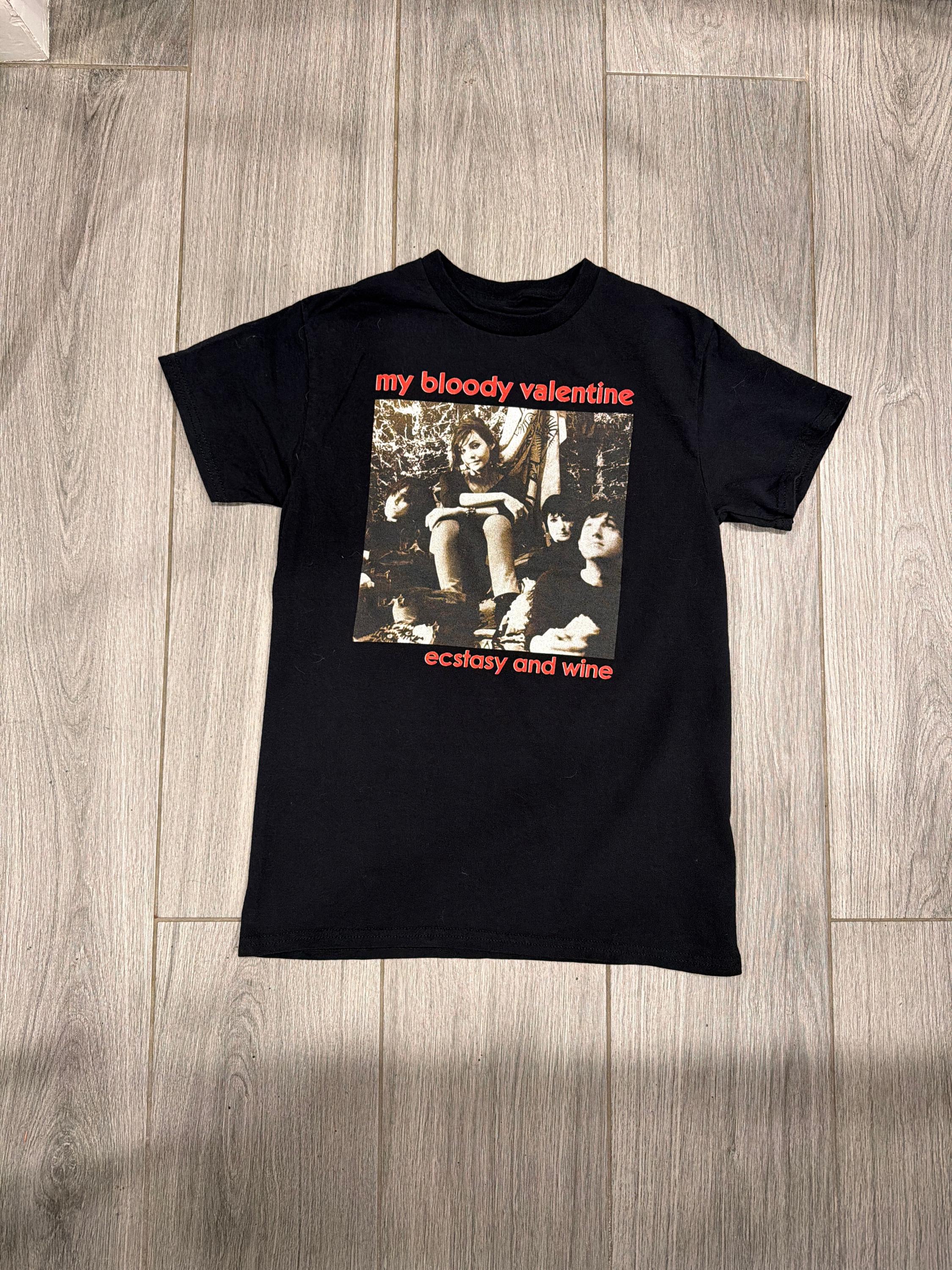 【ステッカー付】My Bloody Valentine オフィシャル Tee M My Bloody Valentine Ecstasy and Wine Black T-shirt Small - Etsy