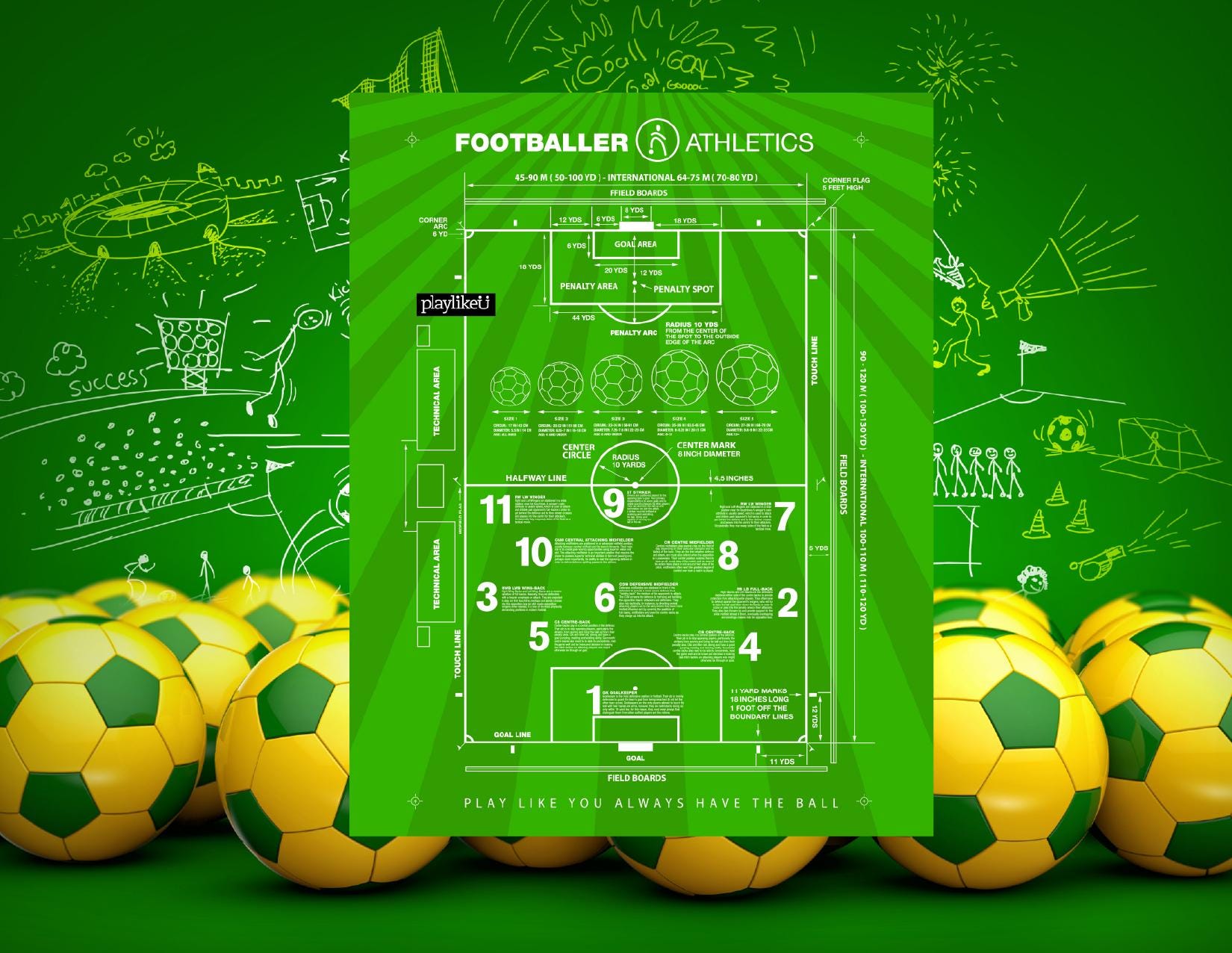thumbnail image 2 of Football Playbook 6-box Notes - Football Notebook Field Diagrams 2 of 12