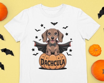 Dackel Dackel Dackel Hund Vampir Halloween Shirt, gruselige Saison T-Shirt