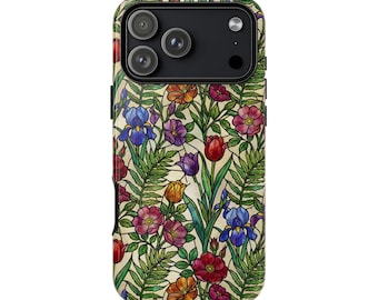 Vintage Botanical Floral Pattern Phone Case | Tough Case