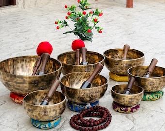 7 Chakra Full Moon Singing Bowl Set: Tibetan Sound Healing & Meditation