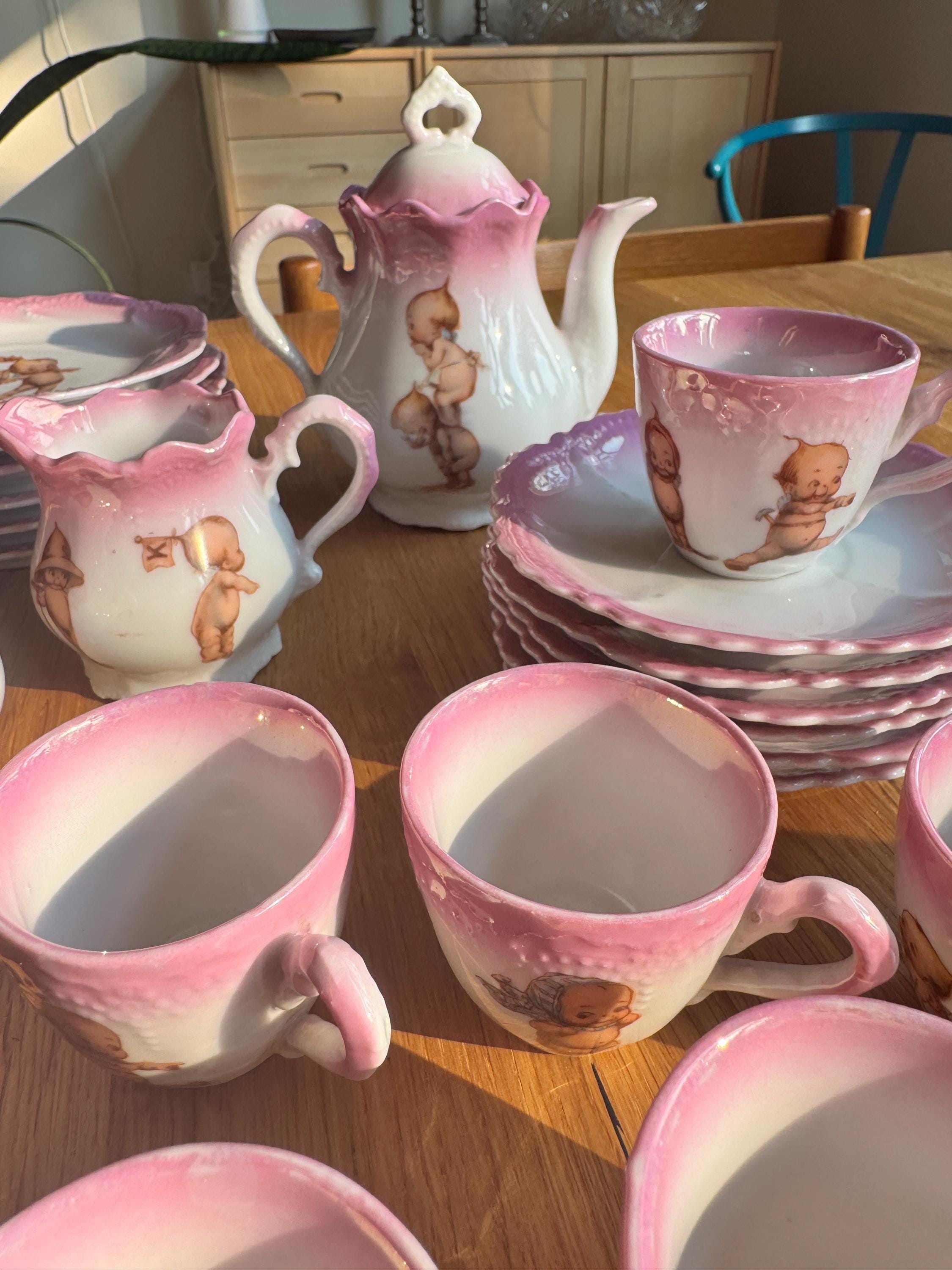 Kewpie Tea Set - Etsy