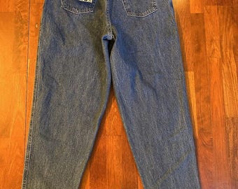Jeans vintage anni '90 Gitano da donna, taglia 16, vita alta, modello mom fit, gamba affusolata, stile retrò hipster, NUOVI