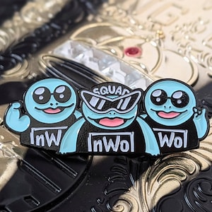 Squirtle World Order enamel pin