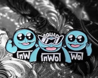 Squirtle World Order enamel pin