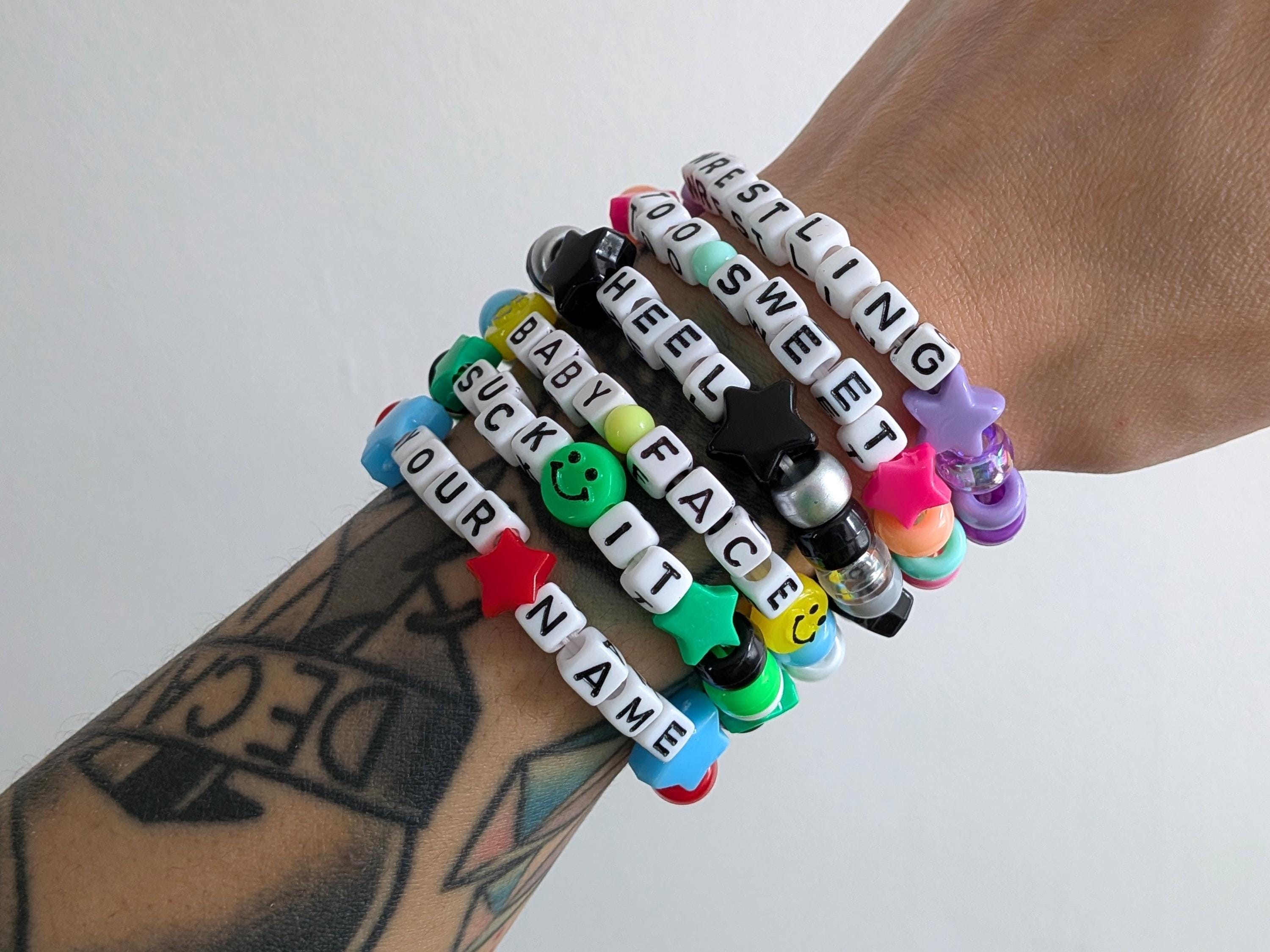 Wrestling-inspired Friendship Bracelets - Etsy