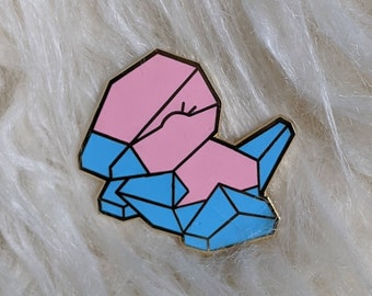 Porygon pokémon enamel pin