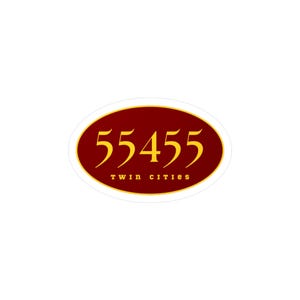 University of Minnesota Zip Code Sticker