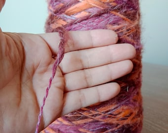 Colorful Chunky Wool Blend Yarn: Soft, Thick Knitting & Crochet - 50gr/1.76oz