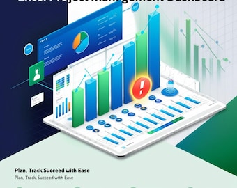 Excel Project Management Dashboard with Gantt Charts