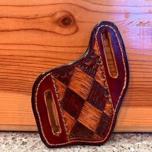 Leather Pancake Knife Sheath