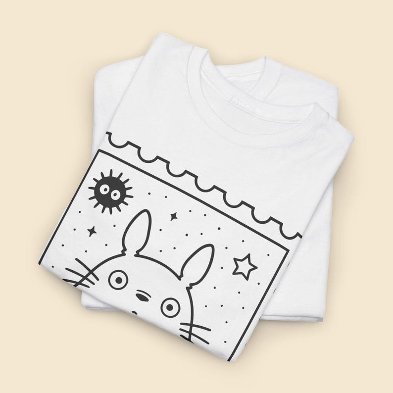 Totoro Graphic Tee: Studio Ghibli Anime Shirt image 4