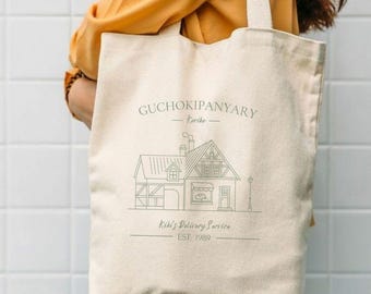 Studio Ghibli Inspired Tote Bag Kikis Delivery Service