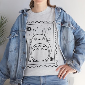Totoro Graphic Tee: Studio Ghibli Anime Shirt image 6