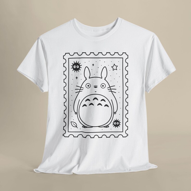 Totoro Graphic Tee: Studio Ghibli Anime Shirt image 3