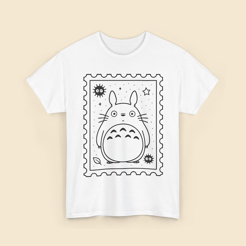 Totoro Graphic Tee: Studio Ghibli Anime Shirt image 2