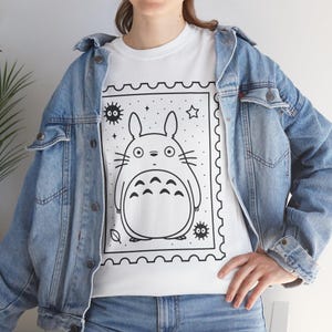 Totoro Graphic Tee: Studio Ghibli Anime Shirt image 1