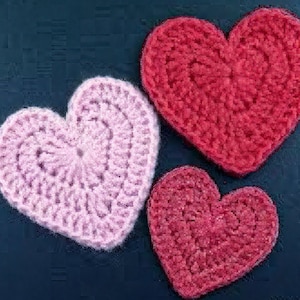 Crochet Heart Pattern for Beginners, DIY Decor (PDF Pattern)