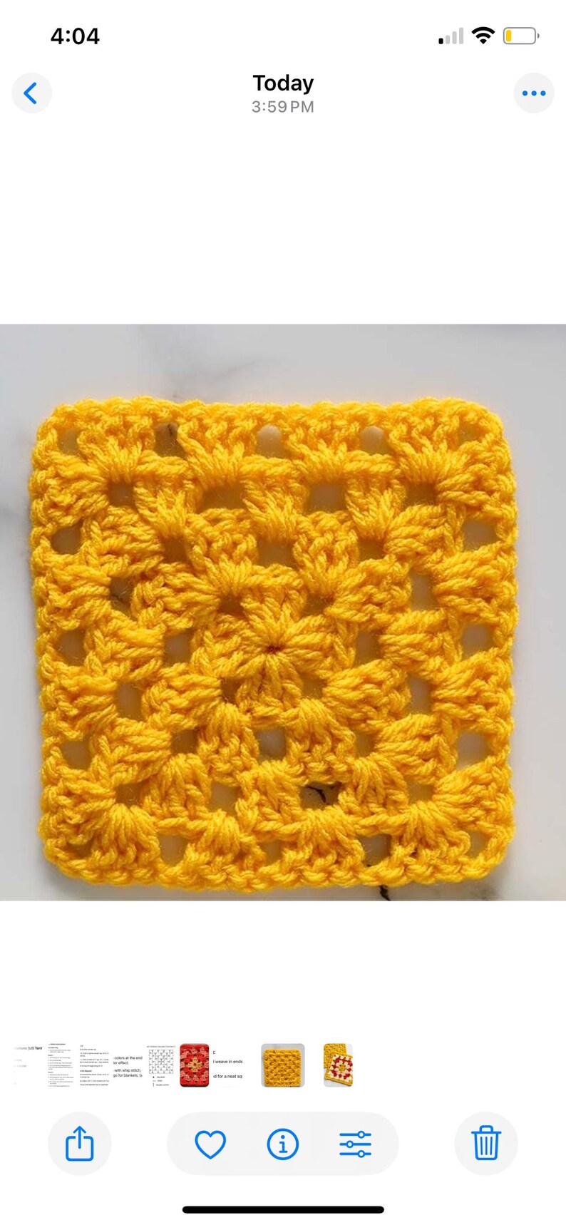 Granny Square Crochet Pattern: Easy Classic Design - Etsy