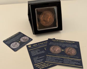British Copper Pennies (1797-1860) - Individual Coins - In Quadrum & Airbox