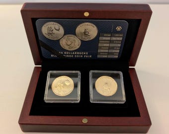 2024 Bluey & Bingo Dollarbucks Coins – in Quadrum Mini Capsules with Volterra Leuchtturm Case