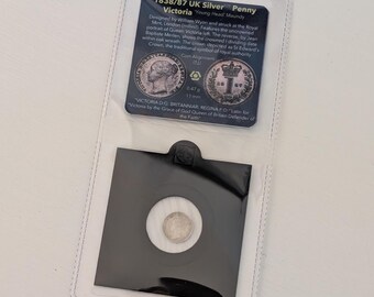 Historic Coins in Matrix Coin Flips - Maundy Silver Pennies & a Farthing - Choose Your Coin