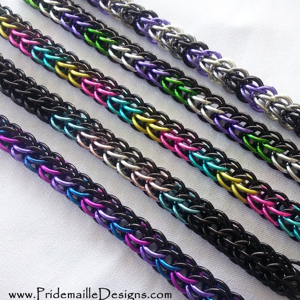 Full Persian LGBT Pride Bracelets  - Bisexual Transgender Pansexual GenderQueer Asexual ACE