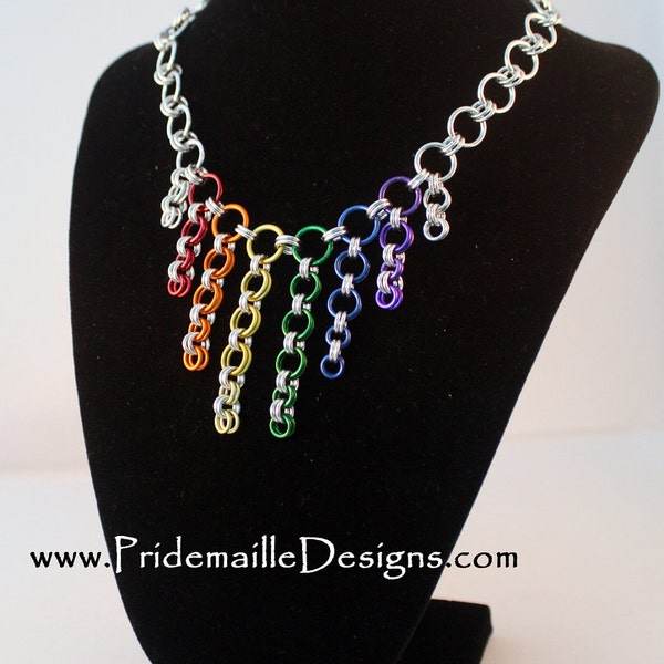Cascade Necklace - Rainbow