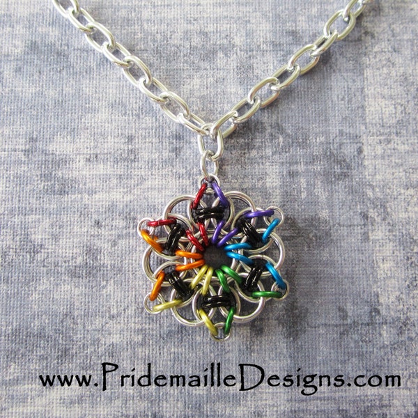 Gay Pride Celtic Visions Pendant - Version 2 - PENDANT ONLY