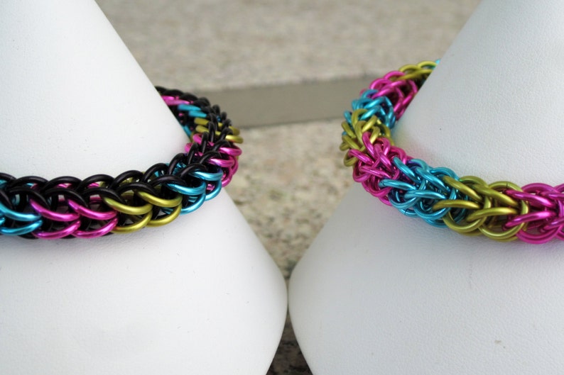 Full Persian LGBT Pride Bracelets Bisexual Transgender Pansexual GenderQueer Asexual ACE image 4