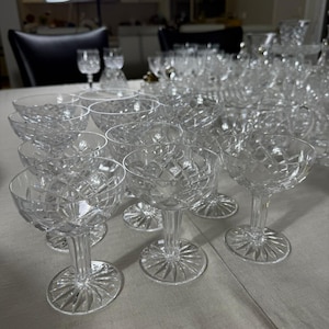 Vintage Crystal Coupes – Set of 6 (11.5cm)