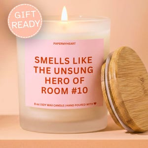 Teacher Aide Gift, Paraprofessional Appreciation Soy Candle, Para Gift, End of Year Gift for Teacher Assistant, Personalized School Gift