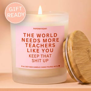 Special Education Teacher Gift, SPED Teacher Appreciation Soy Candle, Funny Special Ed Teacher Candle, End of Year SPED Gift