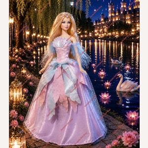 Barbie Princess Swan Lake Dress - Etsy
