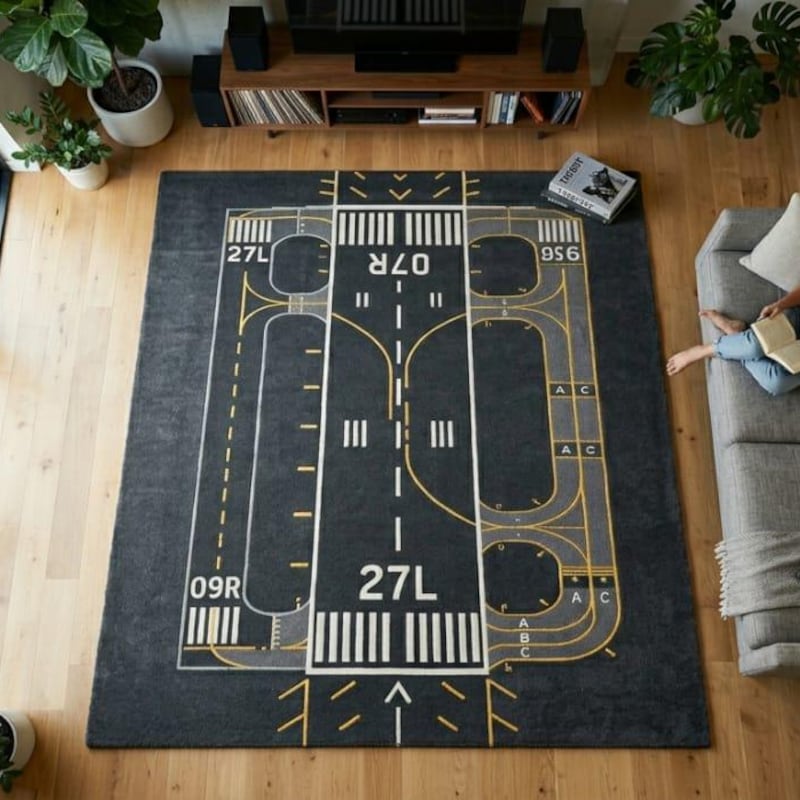 Large Area Aviation Rug - Etsy