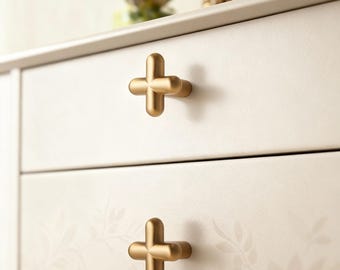 Brass Creative Handle, Math Symbol Knobs, Decor Drawer Pulls