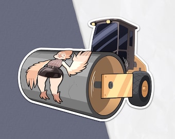 Steamroller Sticker (2.5x3)