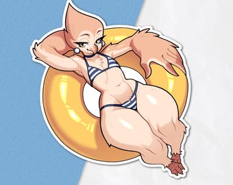 Lazy River Sticker (3.5x3.5)