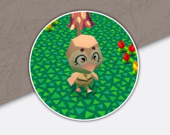 Animal Crossing Owl Sticker (3x3)
