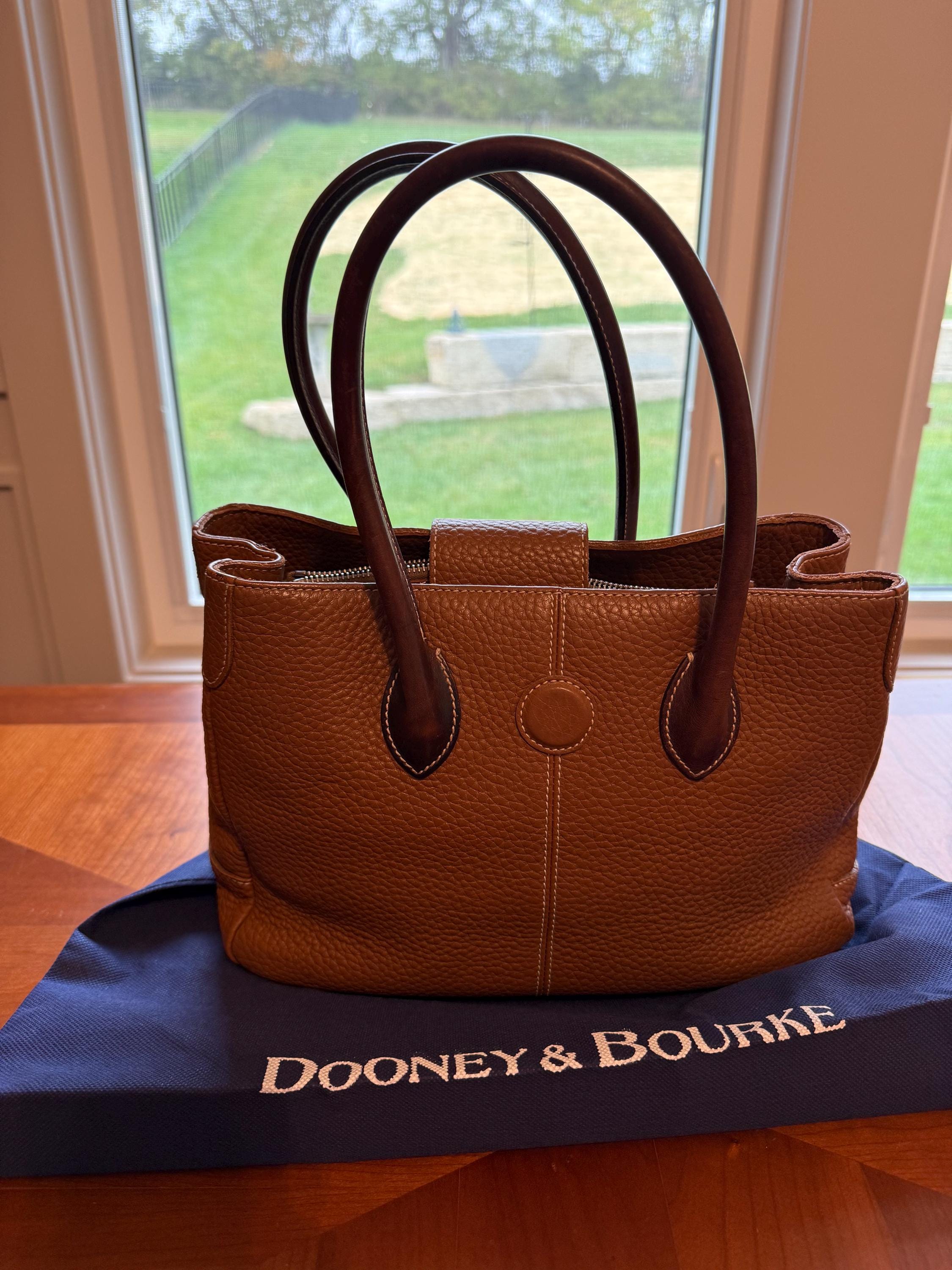 Sac à Main Dooney & Bourke Moyen - Toile Marron Multicolore - Style Hobo - Neuf Sans étiquette