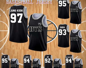 Maglia da basket personalizzata BTS World Tour 2026 Arirang – Maglietta da concerto Kpop con nome e numero personalizzati