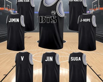 Personalisiertes BTS Basketball Trikot World Tour 2026 Arirang - Personalisiertes Kpop Konzert-Shirt mit Name und Nummer