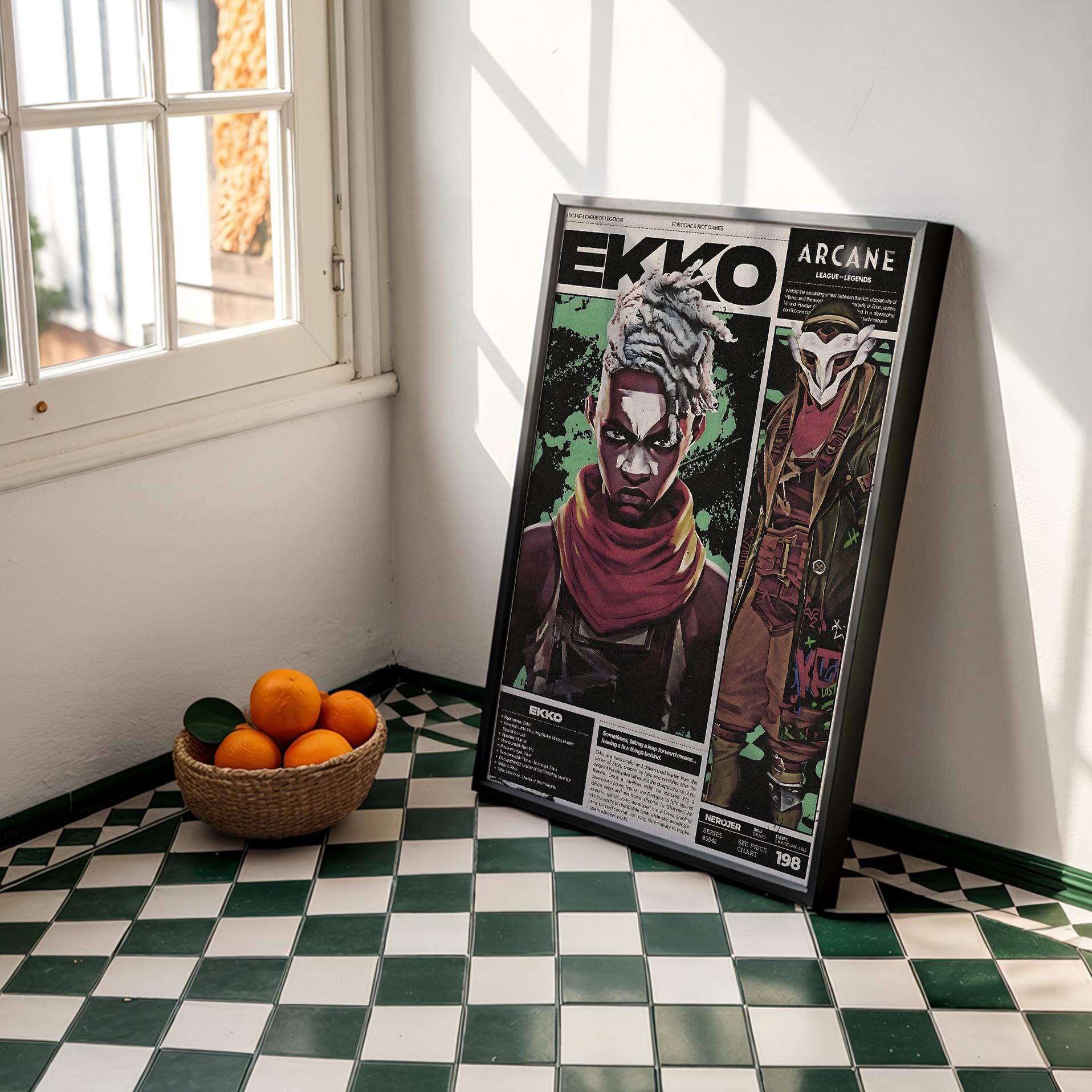 Ekko Arcane Poster, League of Legends Wall Art - Etsy