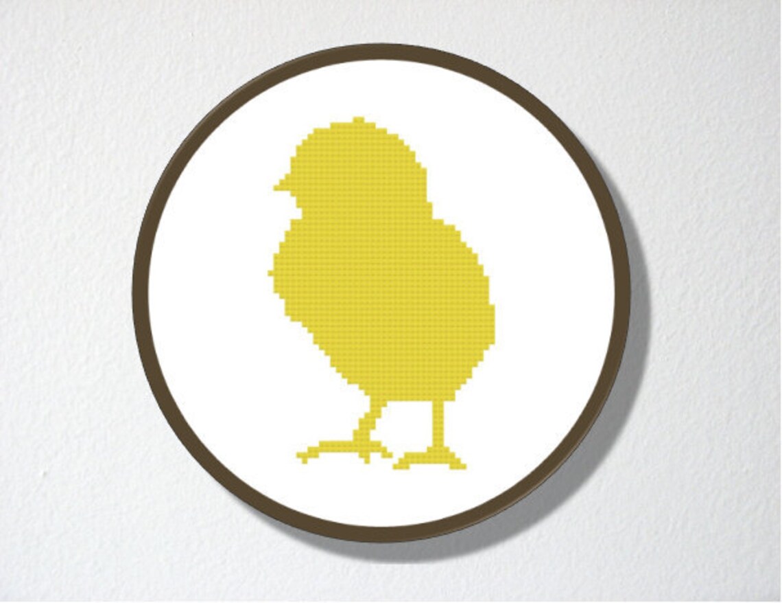 Counted Cross Stitch Pattern PDF. Instant Download. Chick Etsy