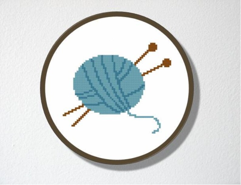 Counted Cross Stitch Pattern PDF. Instant Download. Knitting - Etsy